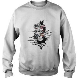 Granda Skull Ripper America Flag Shirt